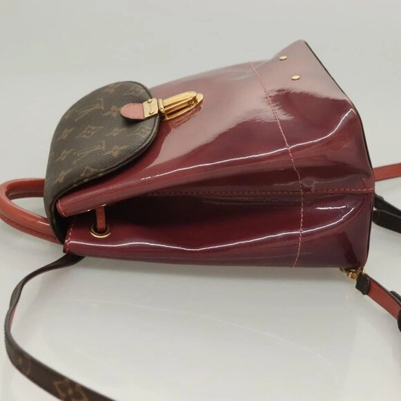 LOUIS VUITTON Monogram Vernis Hot Springs Backpack Pink - Picture 4 of 15